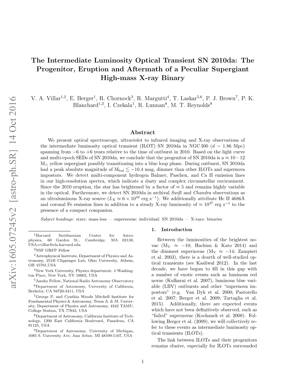 The Intermediate Luminosity Optical Transient SN 2010Da: the Progenitor, Eruption and Aftermath of a Peculiar Supergiant High-Mass X-Ray Binary