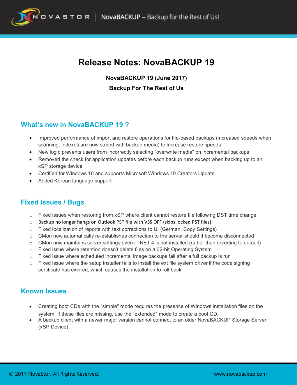 Novabackup 19