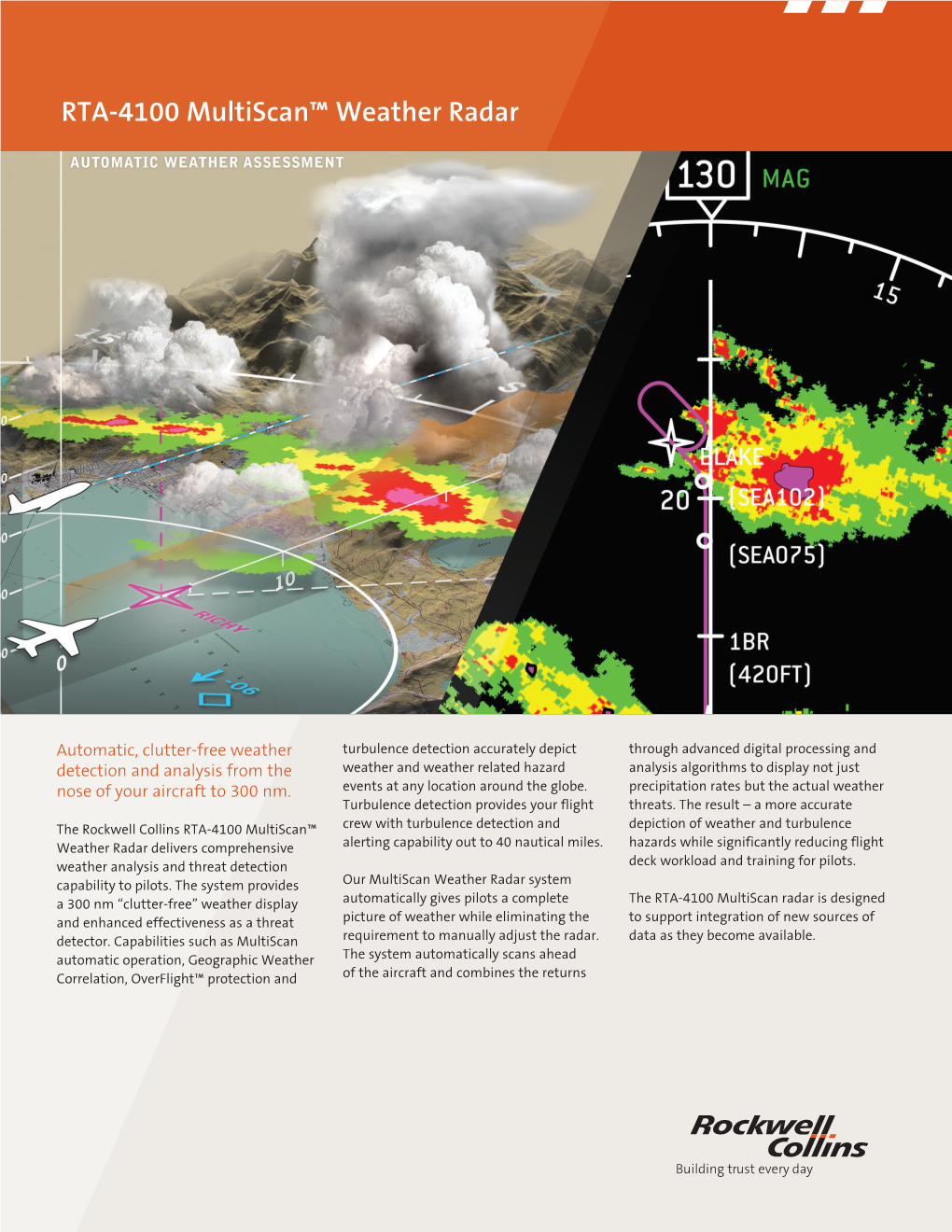 RTA-4100 Multiscan™ Weather Radar