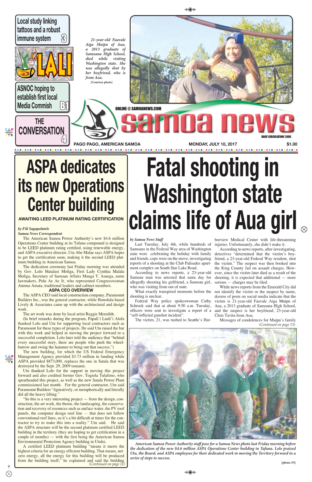 Fatal Shooting in Washington State Claims Life of Aua Girl