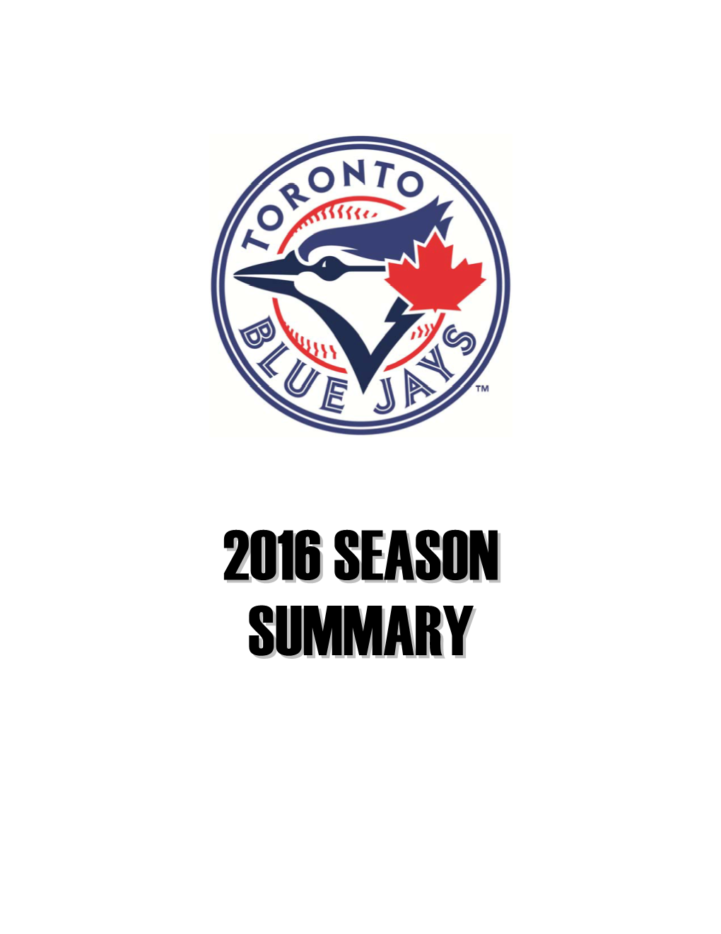 2016Season Summary