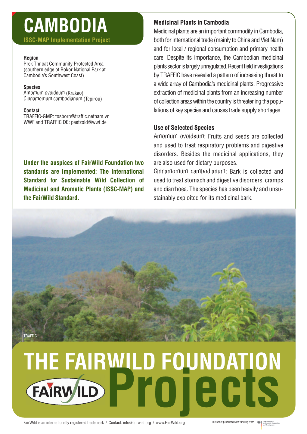 Fairwild Cambodia Project Factsheet (PDF, 800