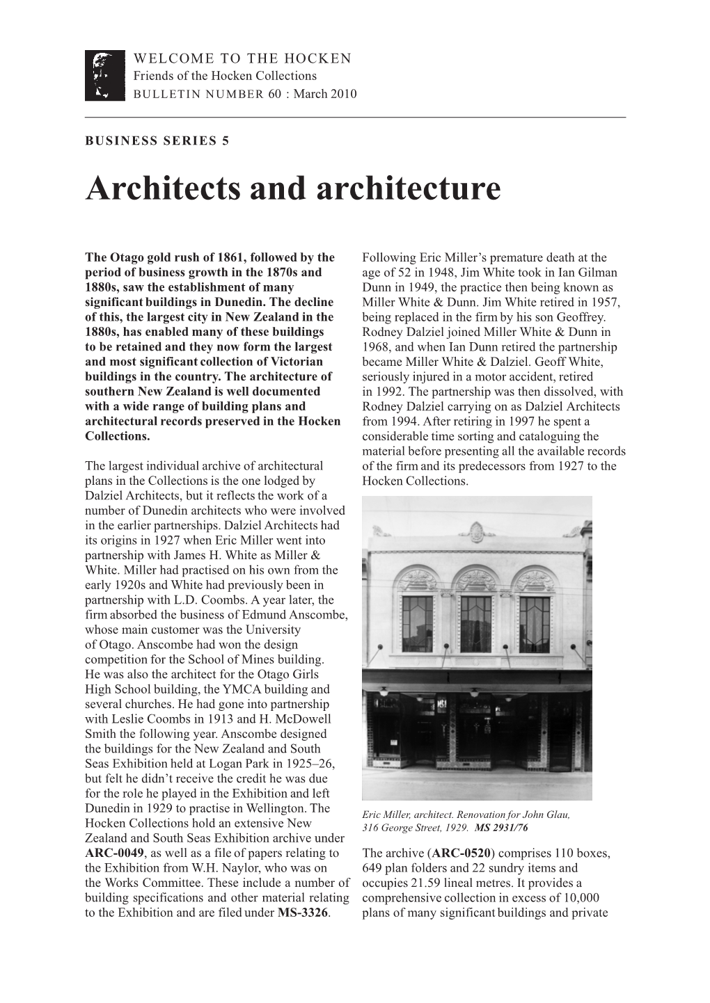 Architects and Architecture