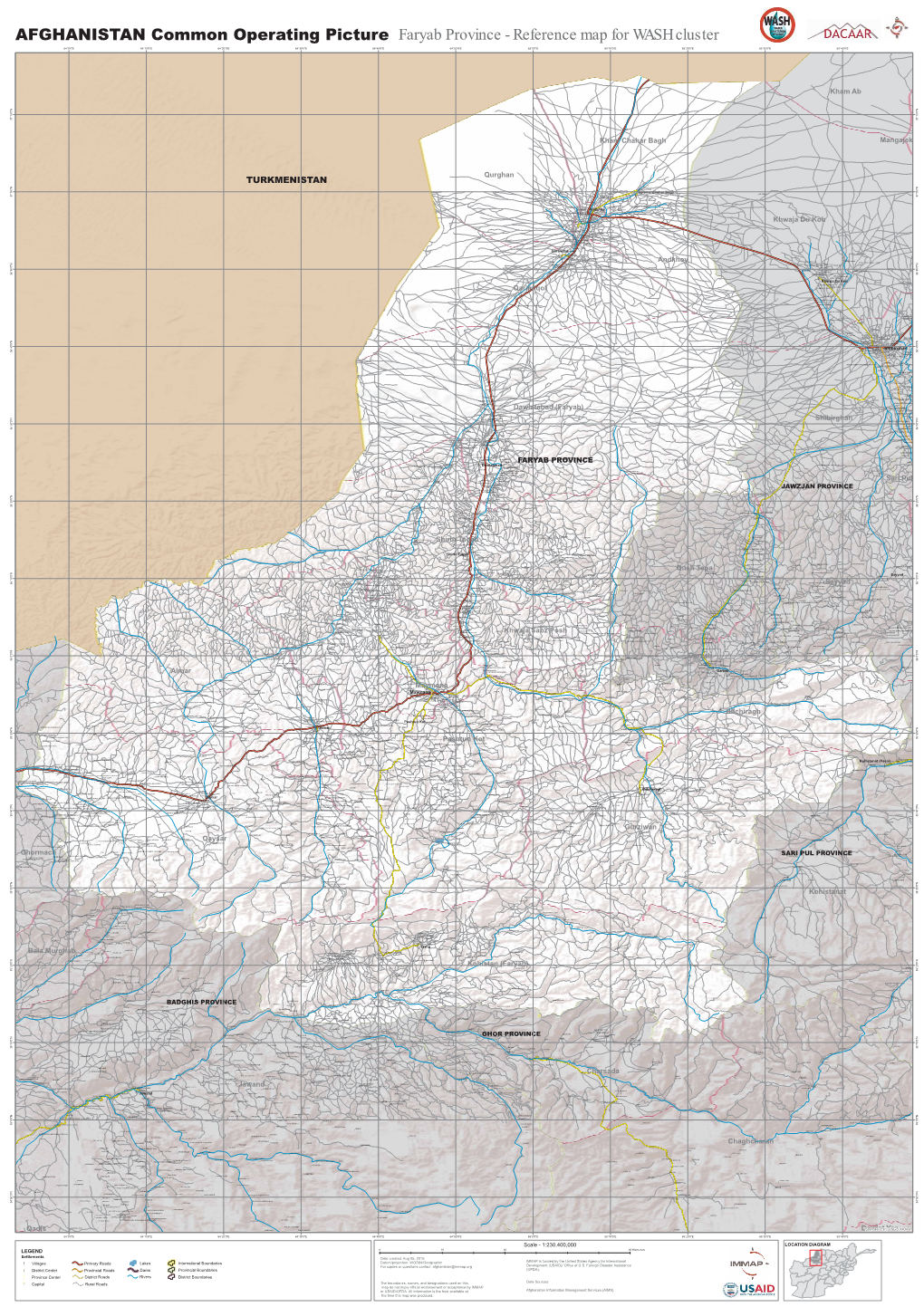 AFGHANISTAN Common Operating Picture Faryab Province