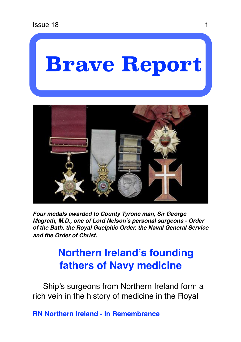 Brave Report Issue 18 MEDICAL 1