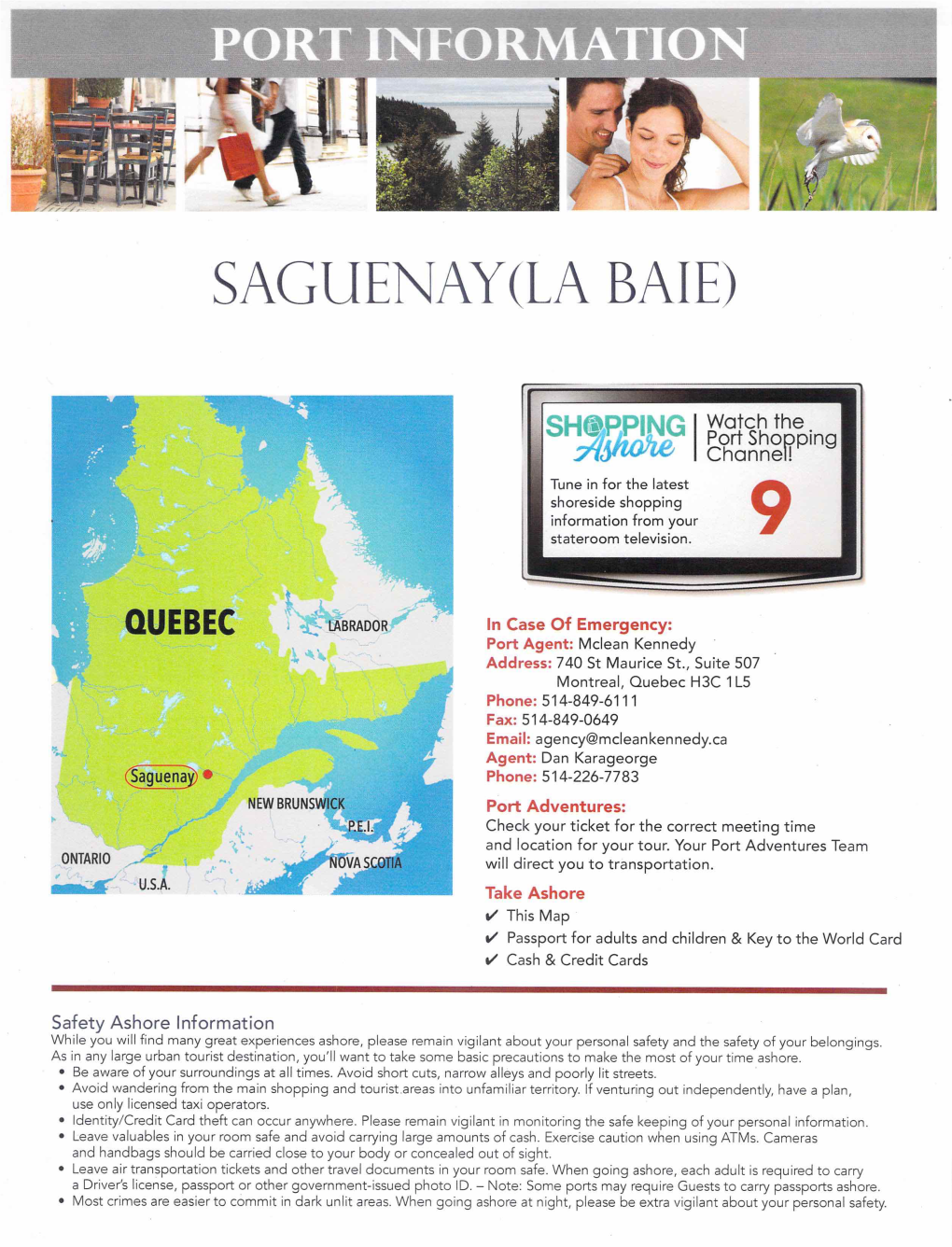 Shopping Guide & Map Saguenay