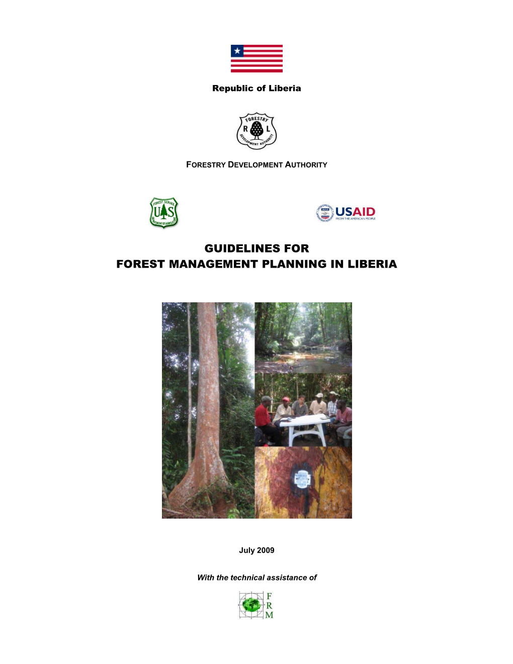 Guidelines for Forest Management Planning in Liberia