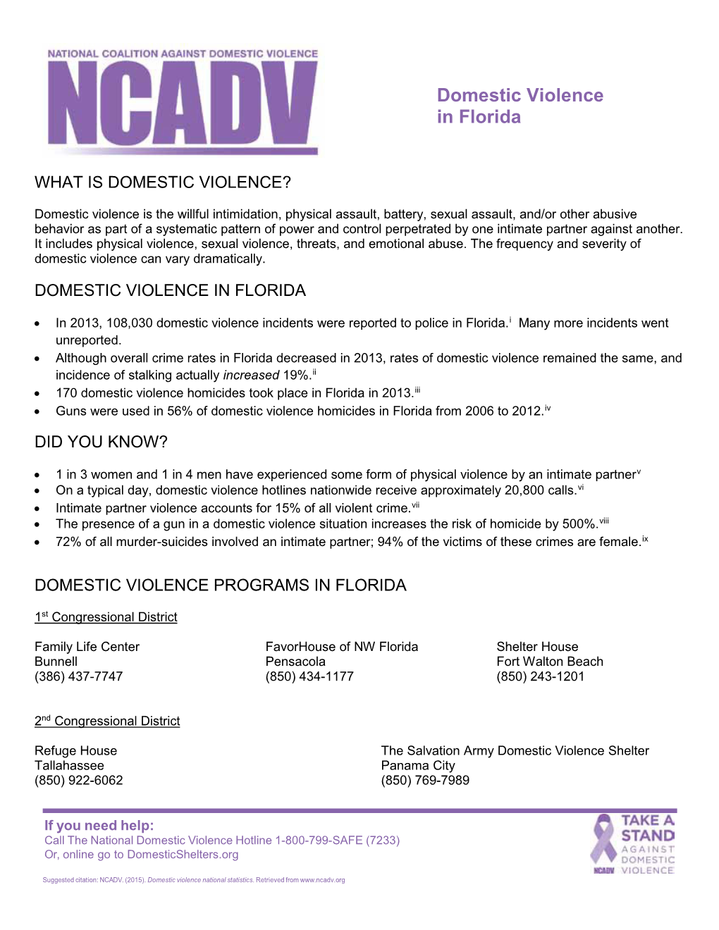 Domestic Violence in Florida