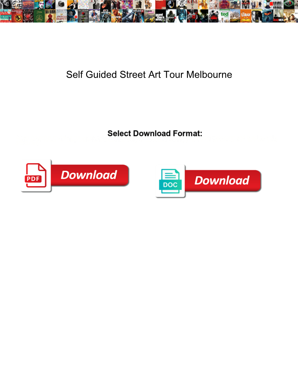 Self Guided Street Art Tour Melbourne