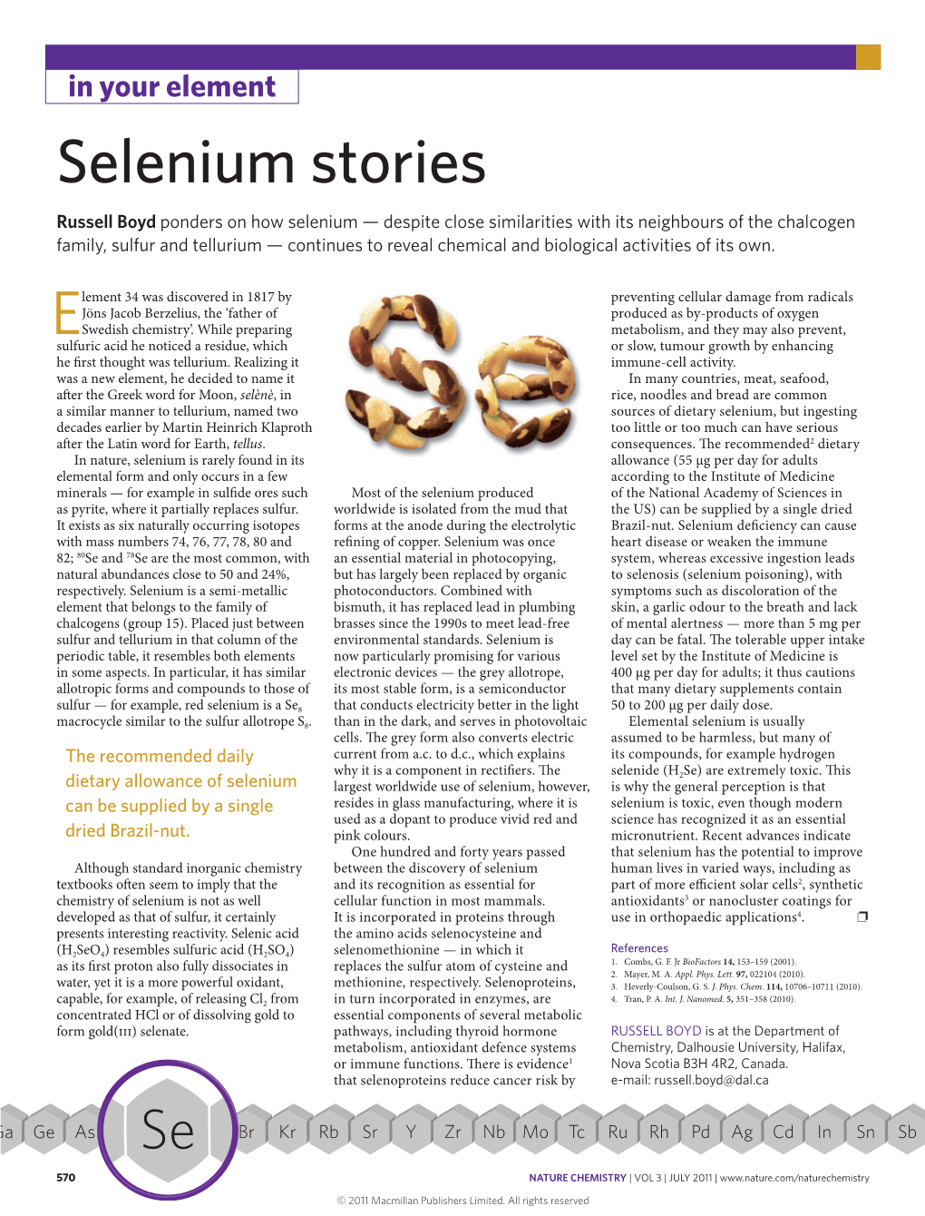 Selenium Stories