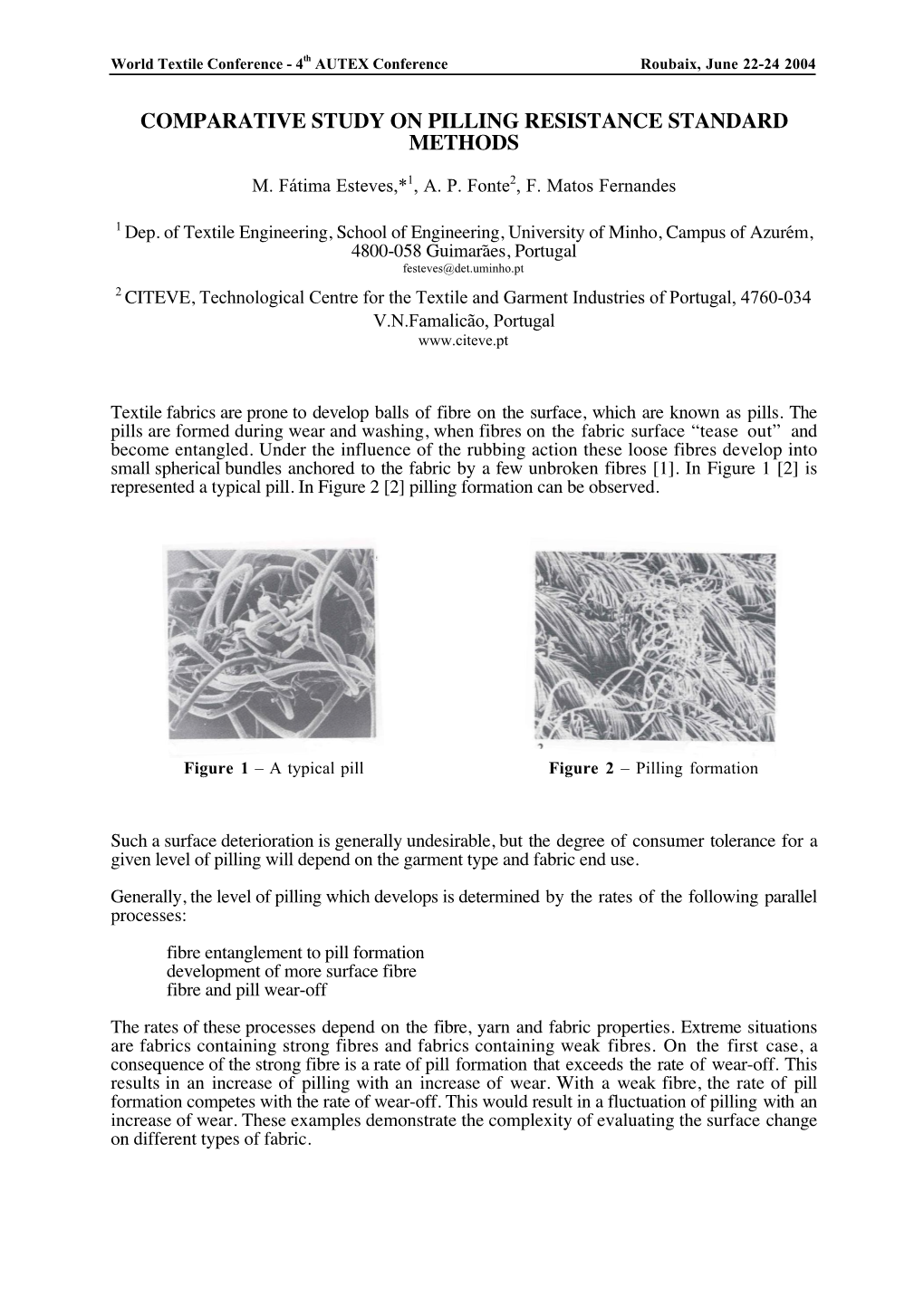 Comparative Study on Pilling Resistance Standard Methods