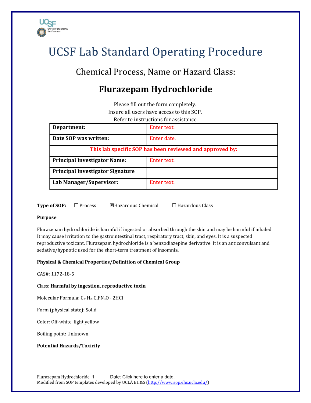 UCSF Lab Standard Operating Procedure s23