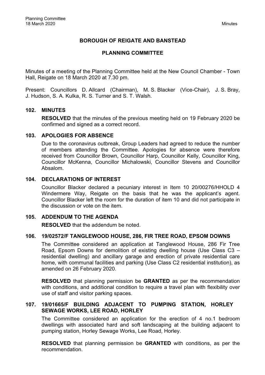 Borough of Reigate and Banstead