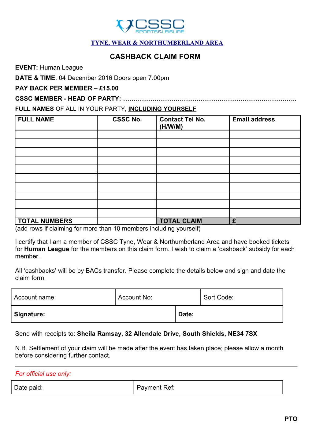 Pay Back Claim Form s1