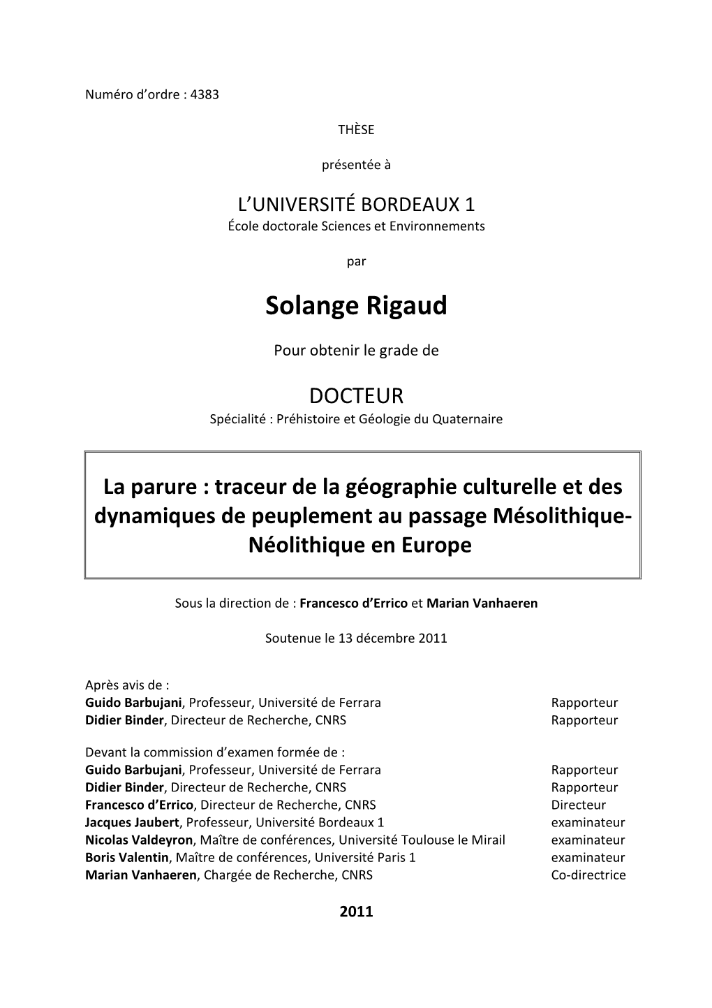 Solange Rigaud