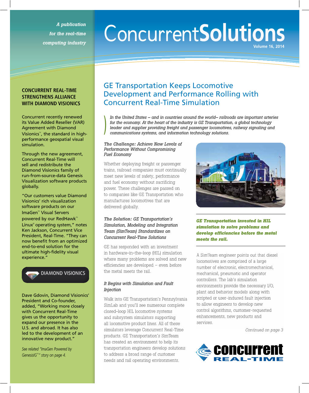 Concurrentsolutions Volume 16, 2014