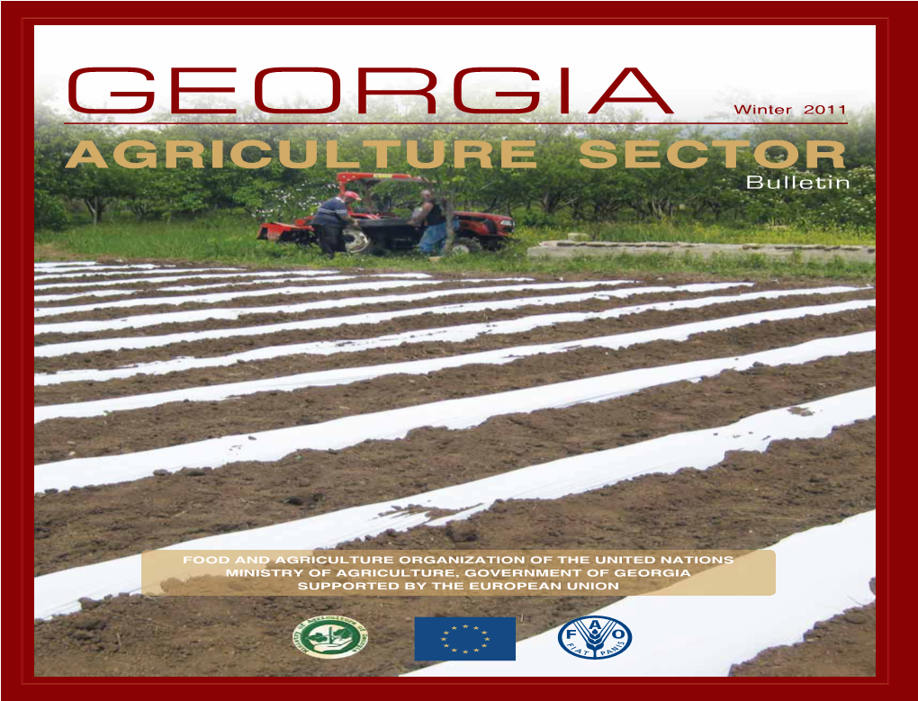 Agriculture Sector Bulletin Winter 2011