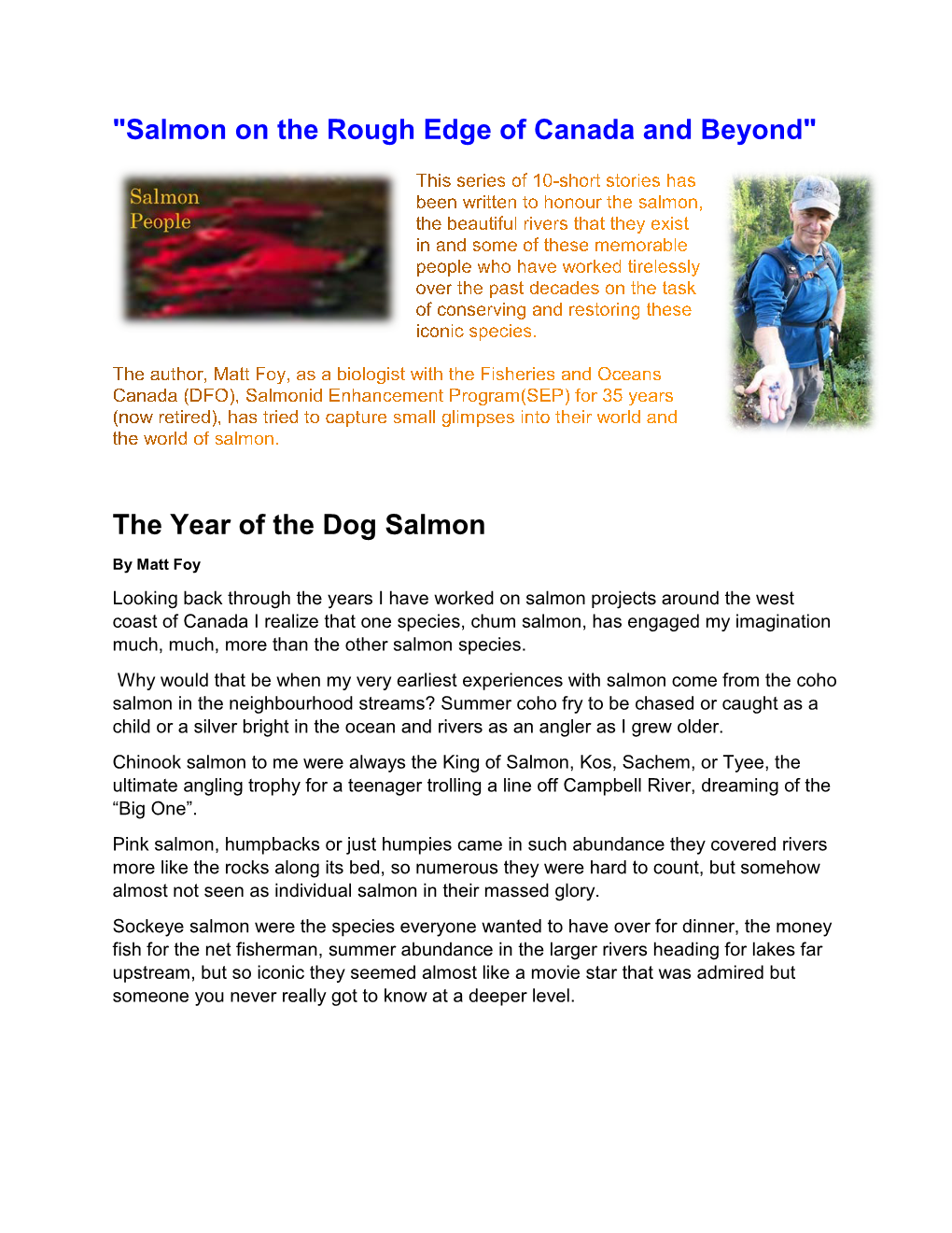 The Year of the Dog Salmon