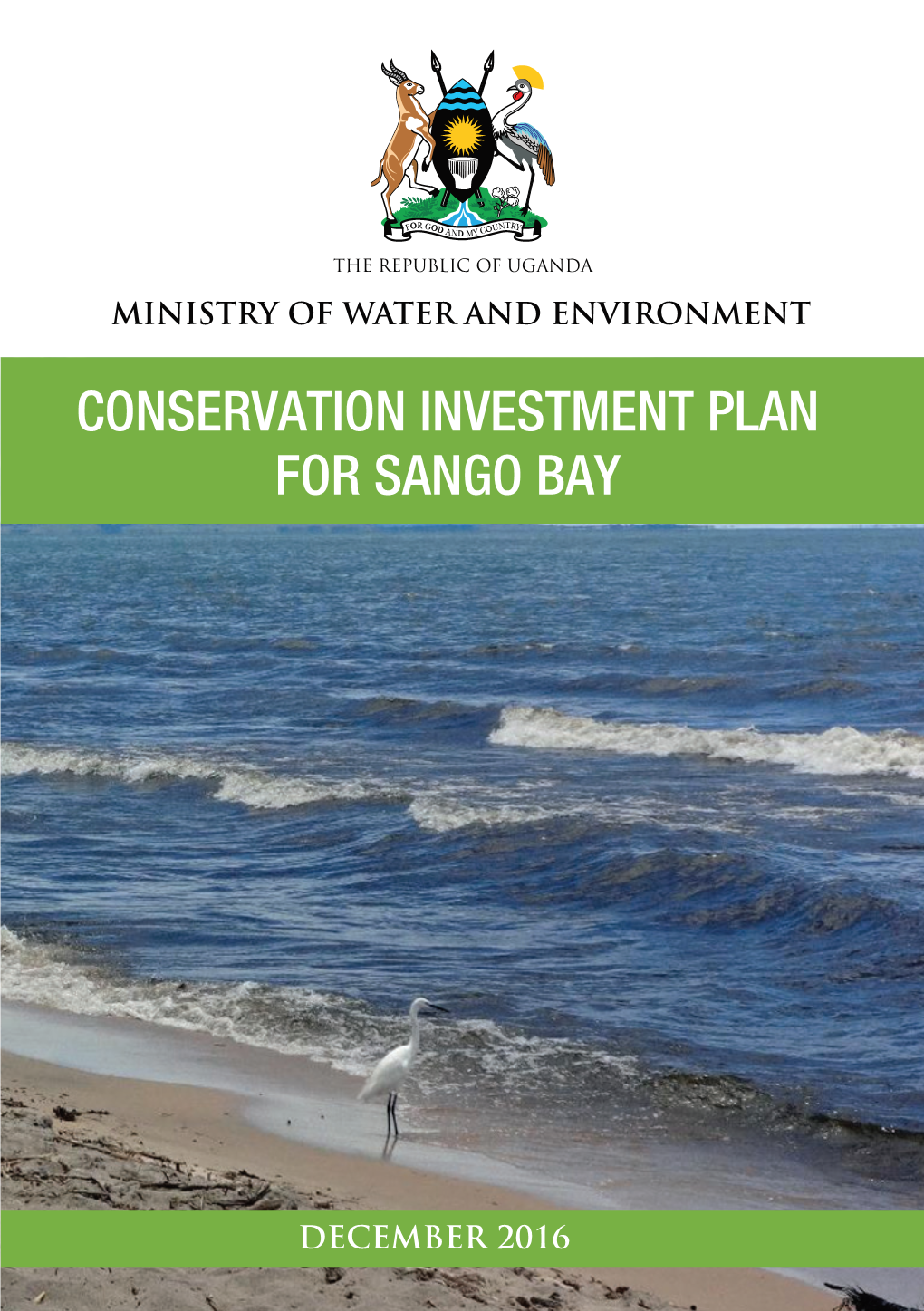 Conservation Investment Plan for Sango Bay