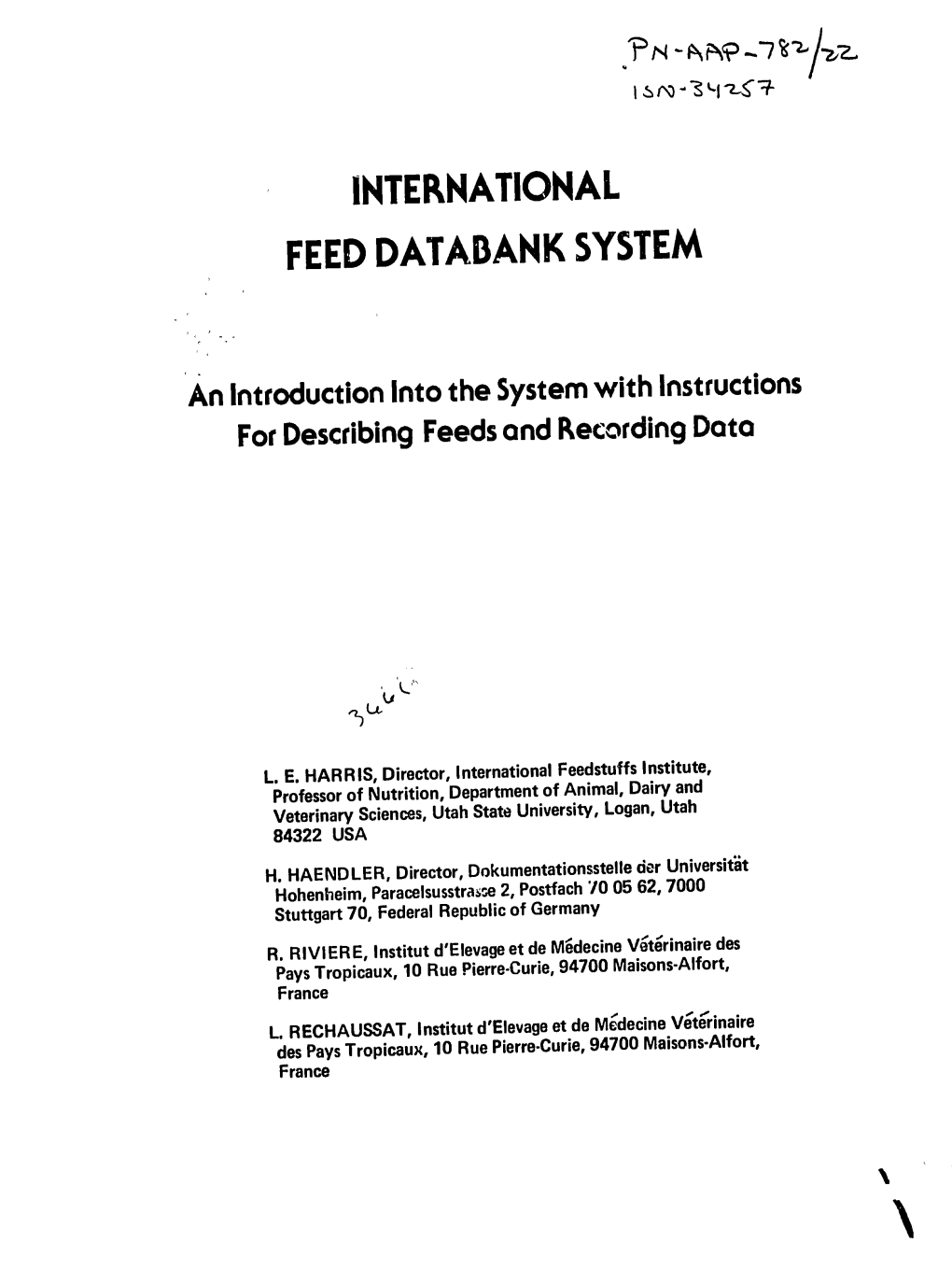 International Feed Databank System