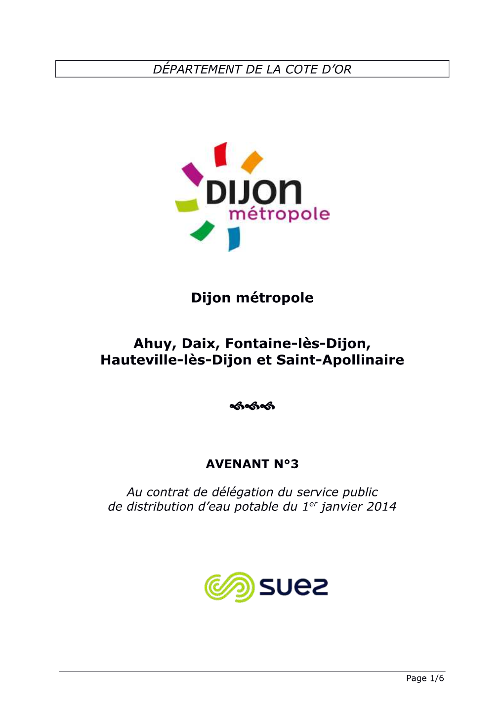Dijon Métropole Ahuy, Daix, Fontaine-Lès-Dijon, Hauteville-Lès