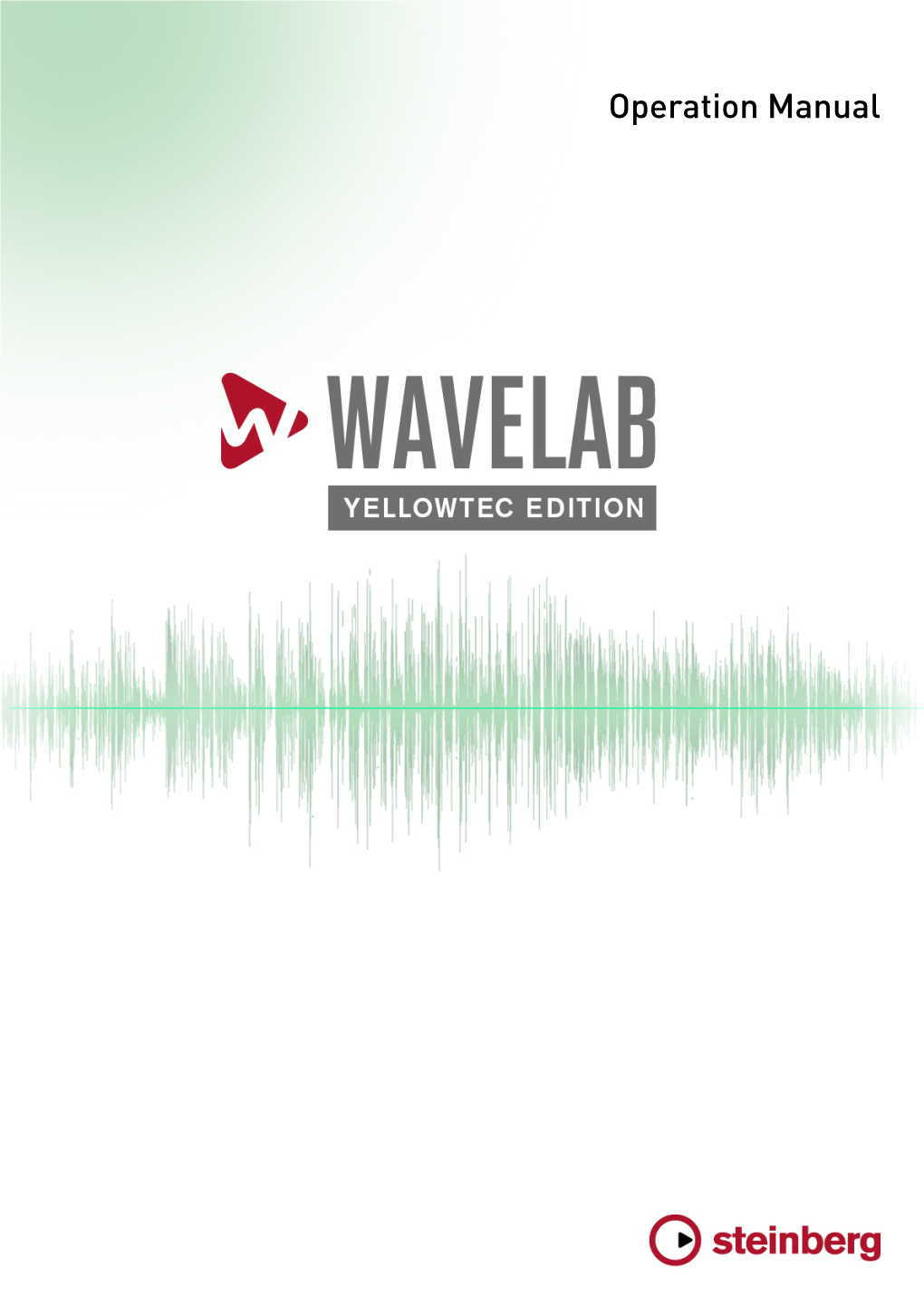 Wavelab Yellowtec Edition Operation Manual