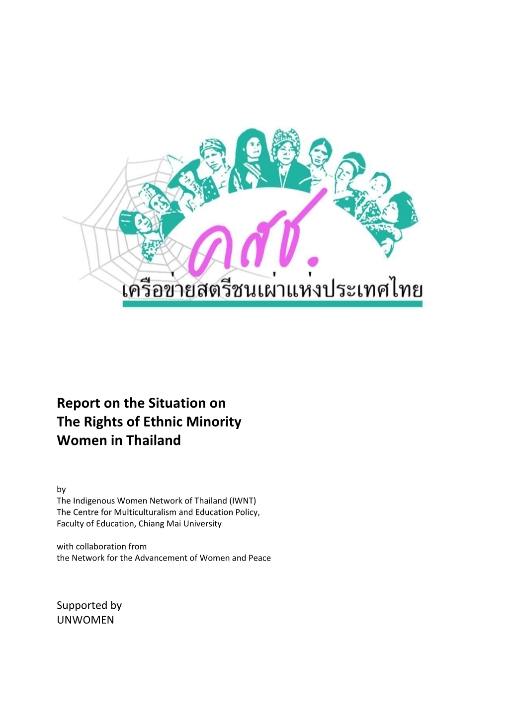 Report on the Situation on the Rights of Ethnic Minority Women in Thailand