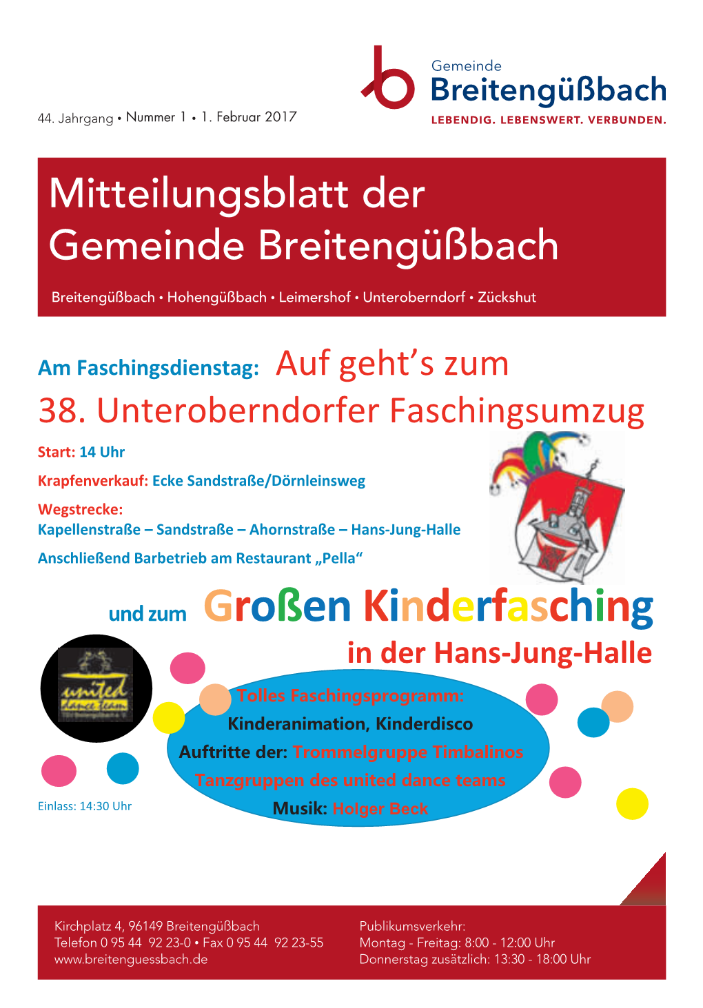 Mitteilungsblatt Der Gemeinde Breitengüßbach