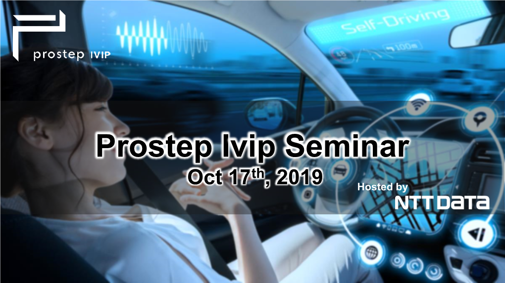 Prostep Ivip Seminar Th Oct 17 , 2019 Hosted By