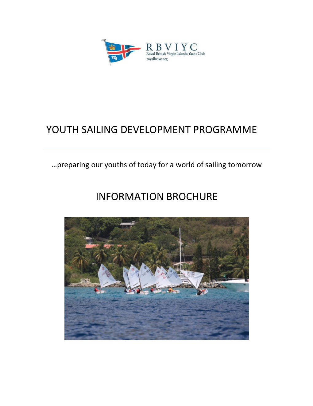 Youth Sailing Development Programme Information