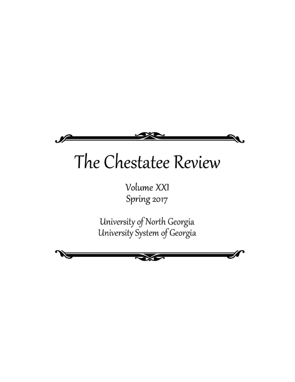 Chestatee Review 2017