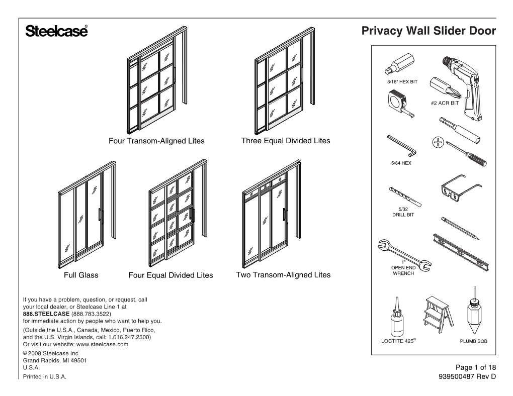 Privacy Wall Slider Door