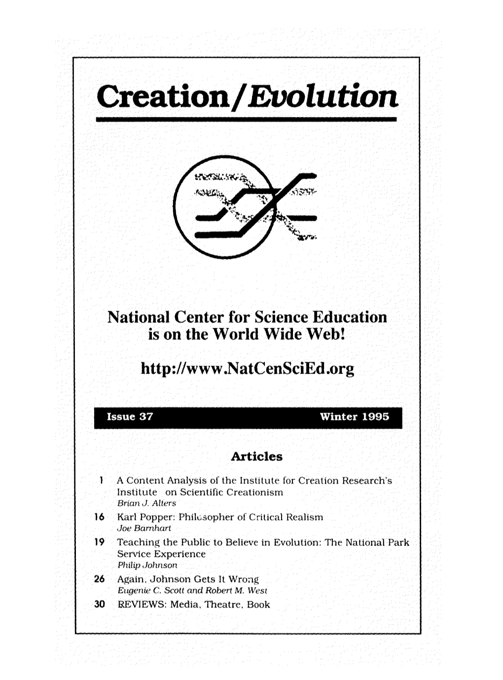 Creation/Evolution