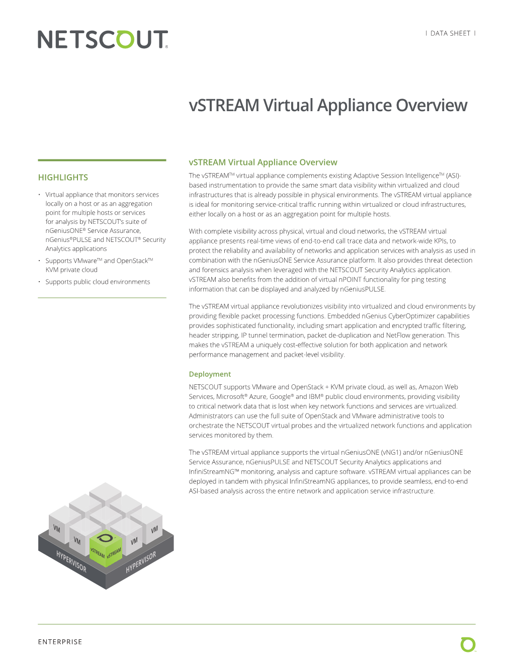 Vstream Virtual Appliance Overview