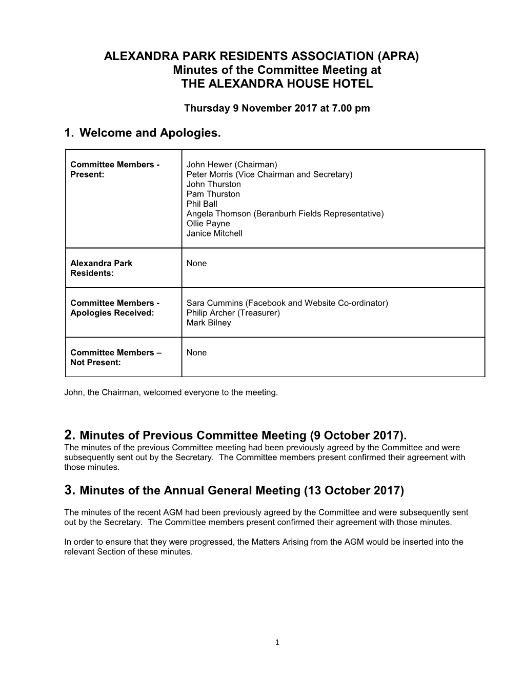 Alexandra Park Residents Association s1