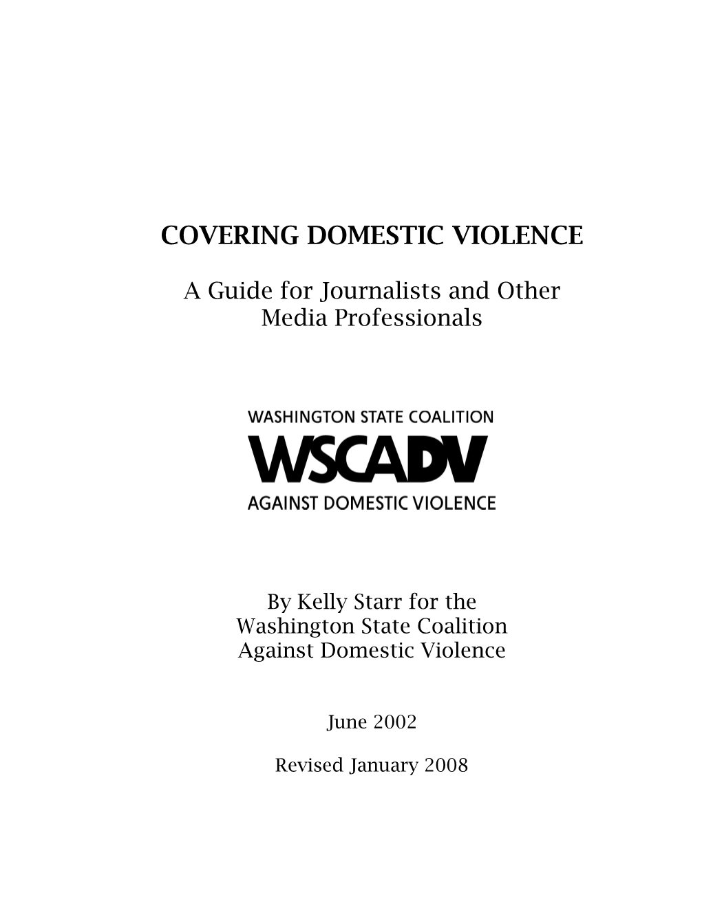 Covering Domestic Violence