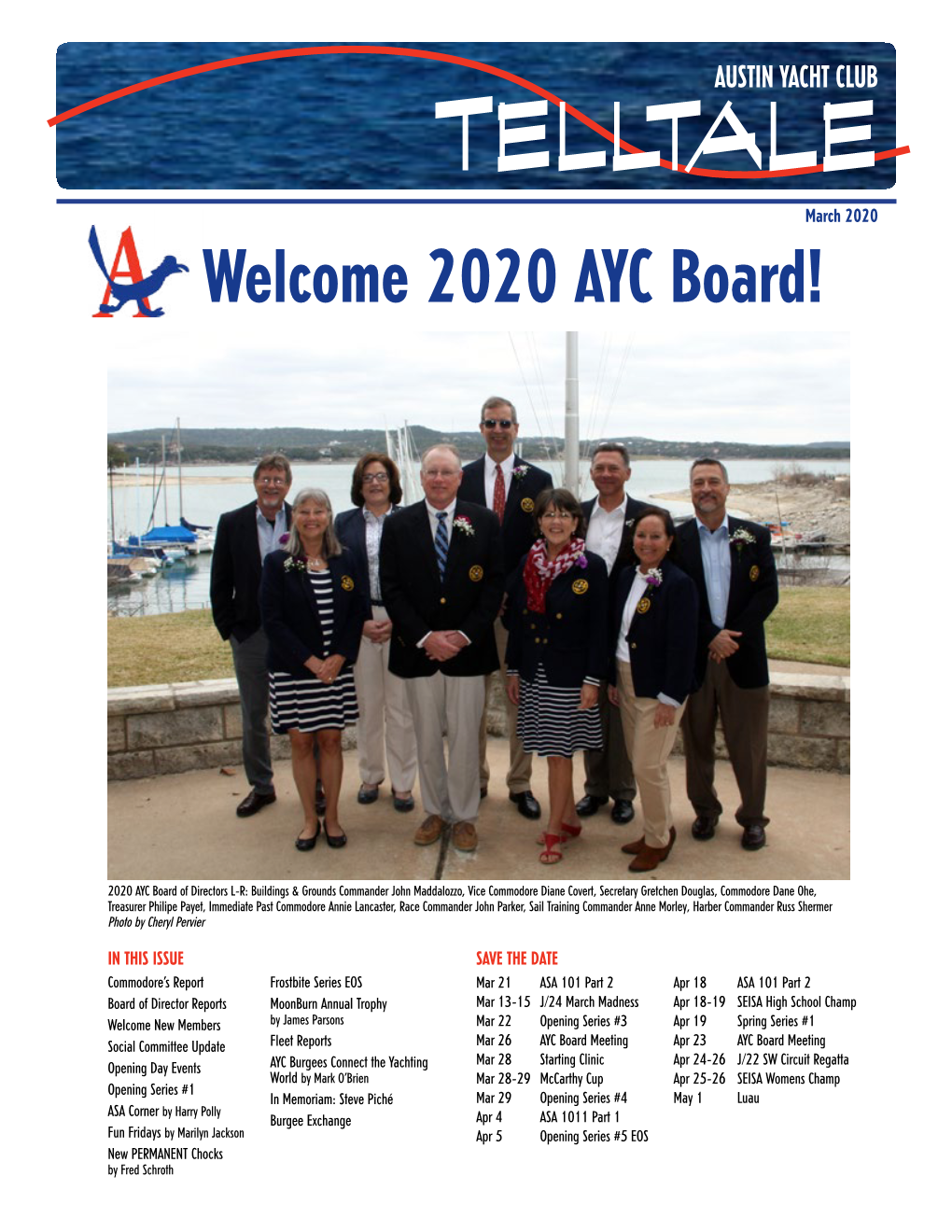 Welcome 2020 AYC Board!