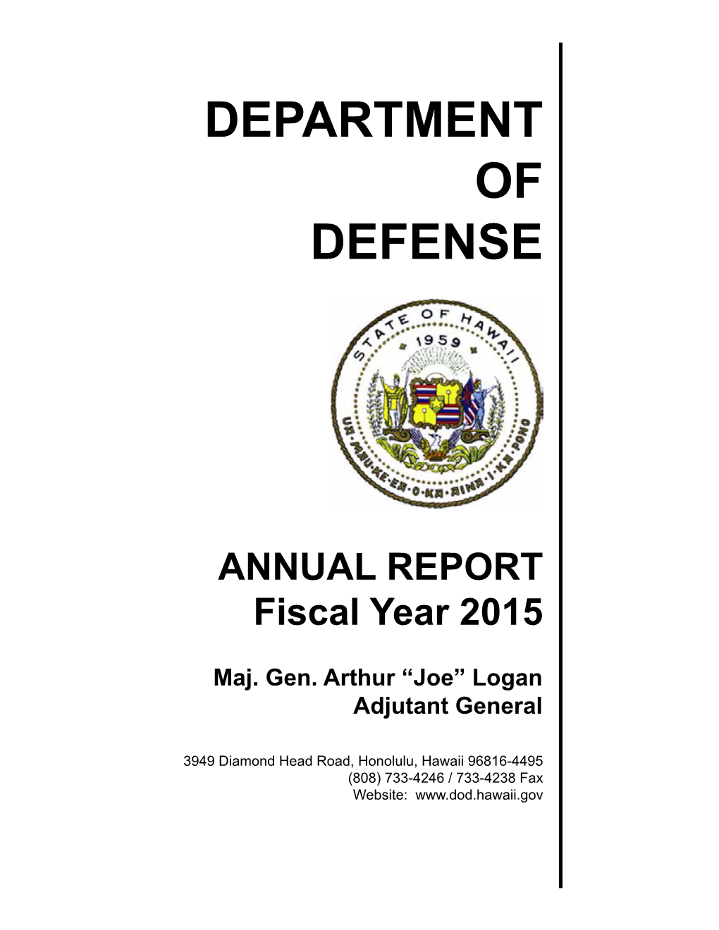 2015 DOD Annual Report