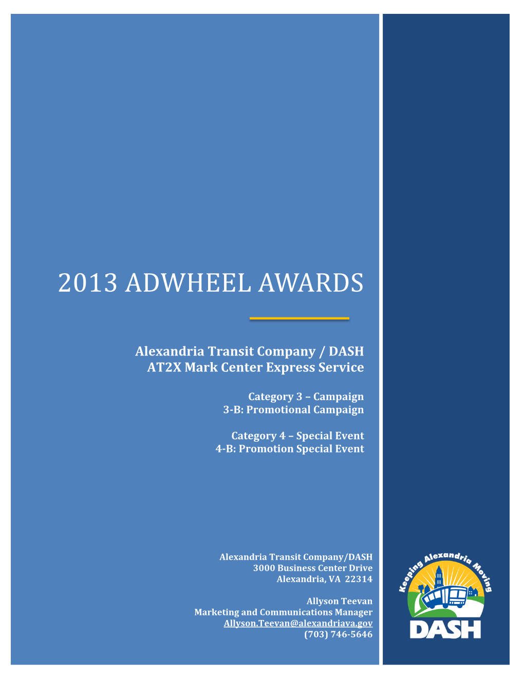 2013 Adwheel Awards