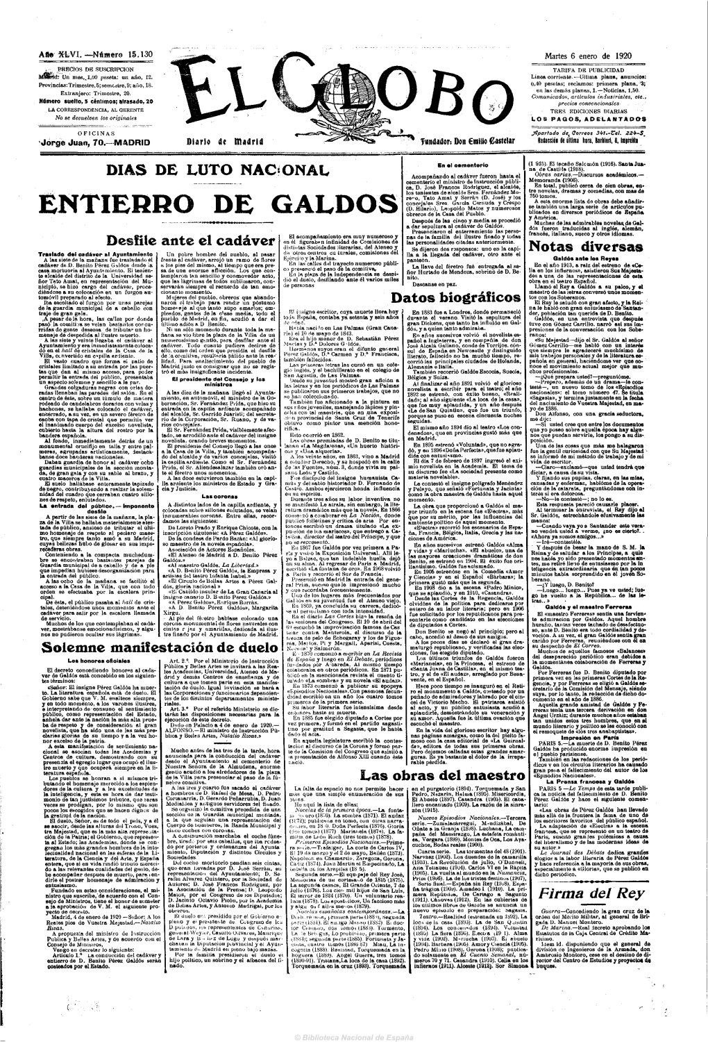 ENTIERRO DE GALDOS Obreros De La Casa Del Pueblo
