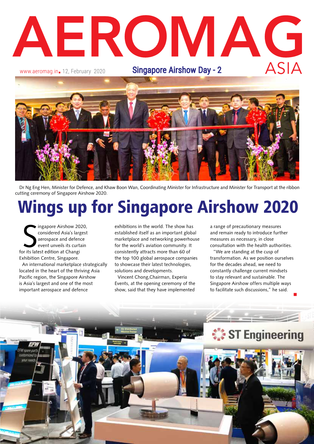 Wings up for Singapore Airshow 2020