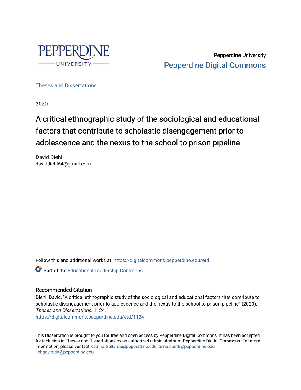 A Critical Ethnographic Study of the Sociological and Educational Factors