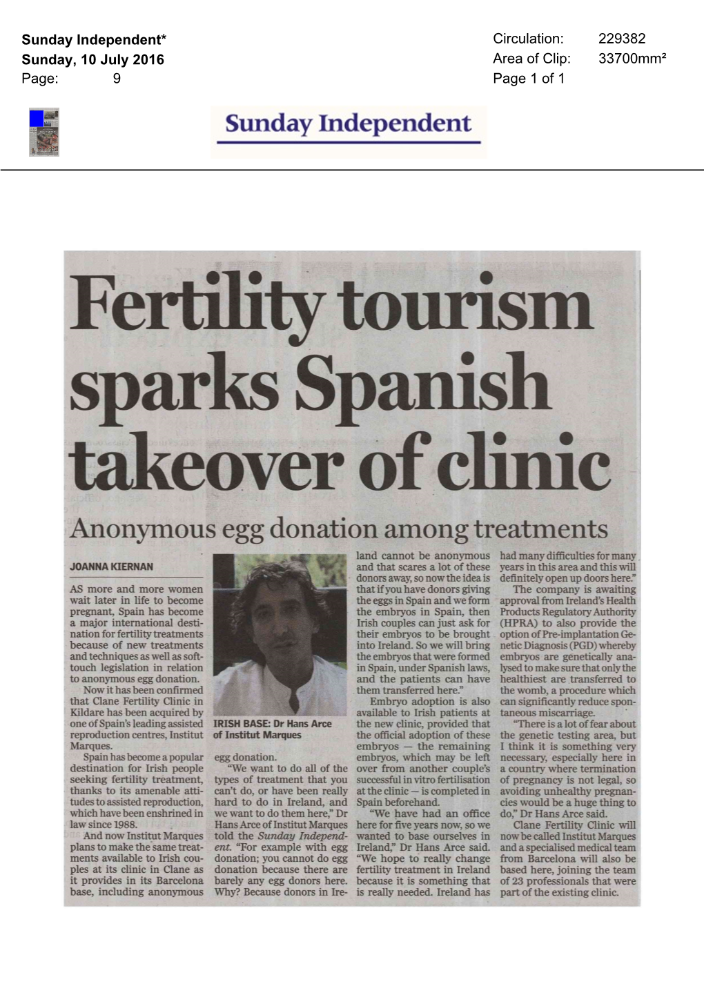 Fertility Tourism Sparks Spanish Takeover of Clinic