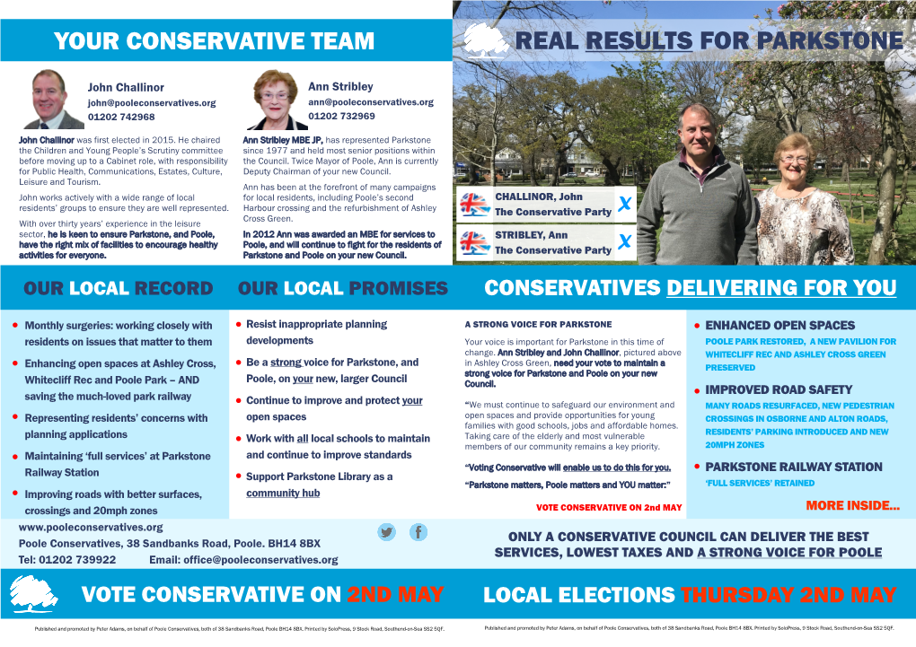 Real Results for Parkstone