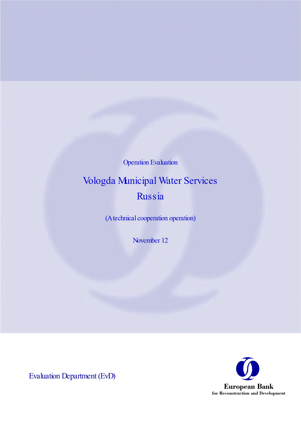 Vologda Municipal Water Services Russia