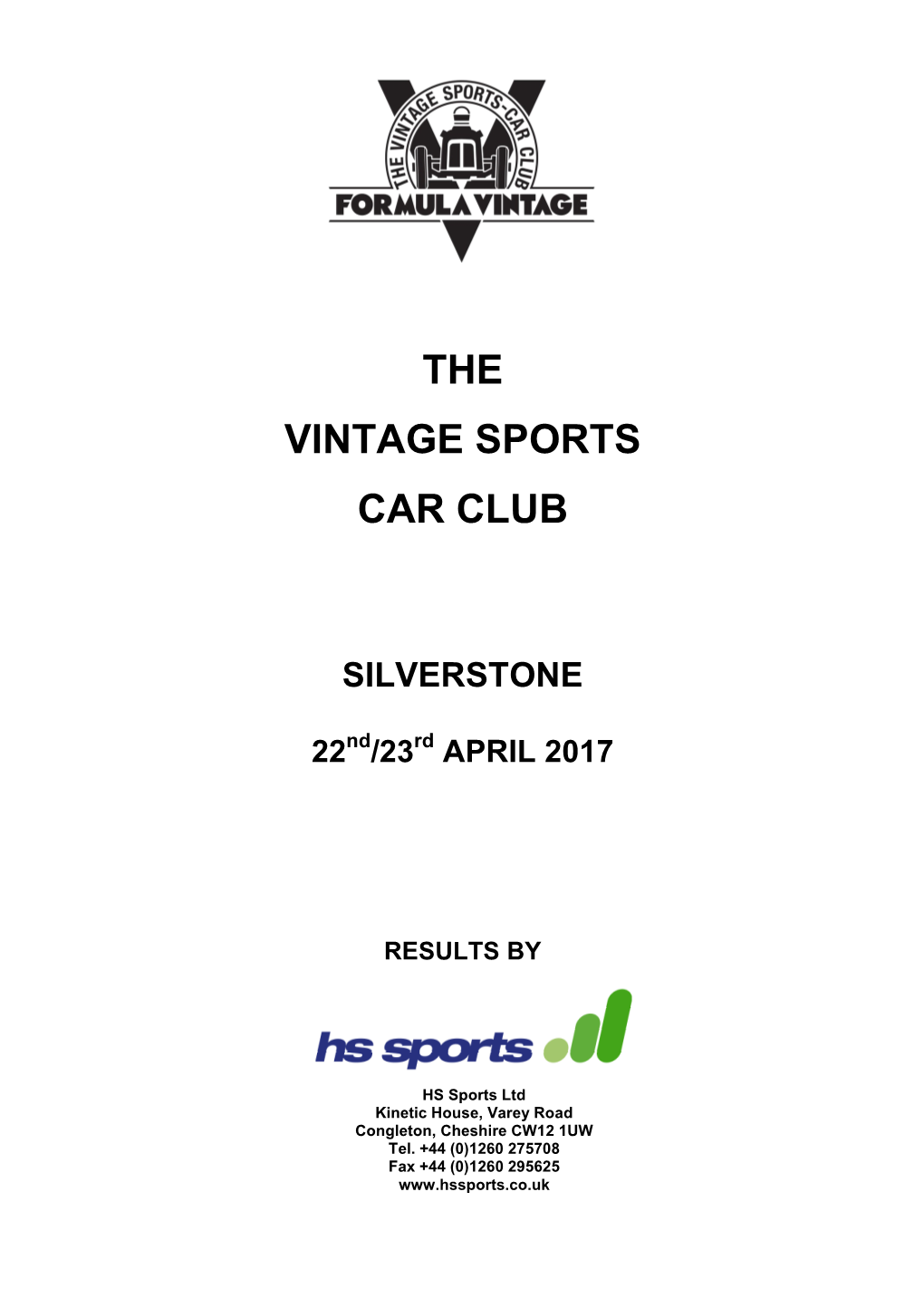 VSCC Silverstone Results