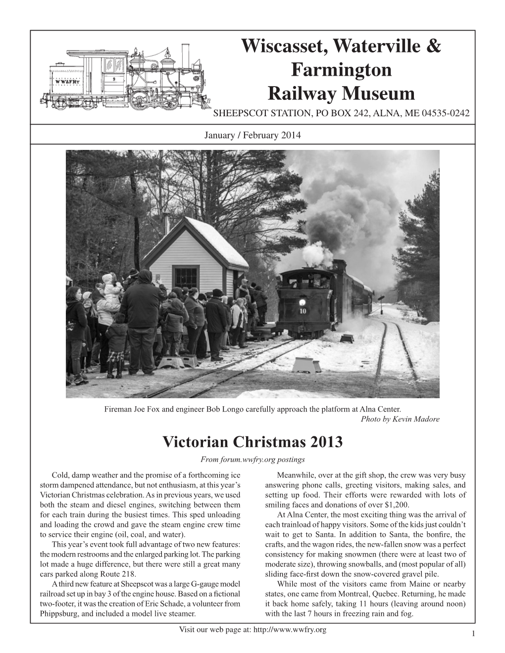 Wiscasset, Waterville & Farmington Railway Museum