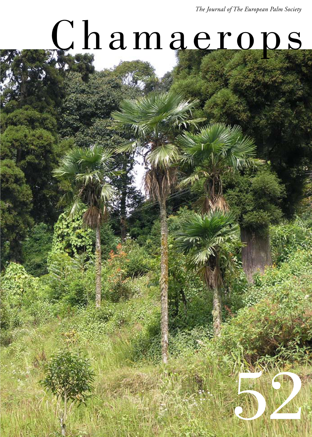 The Journal of the European Palm Society Chamaerops