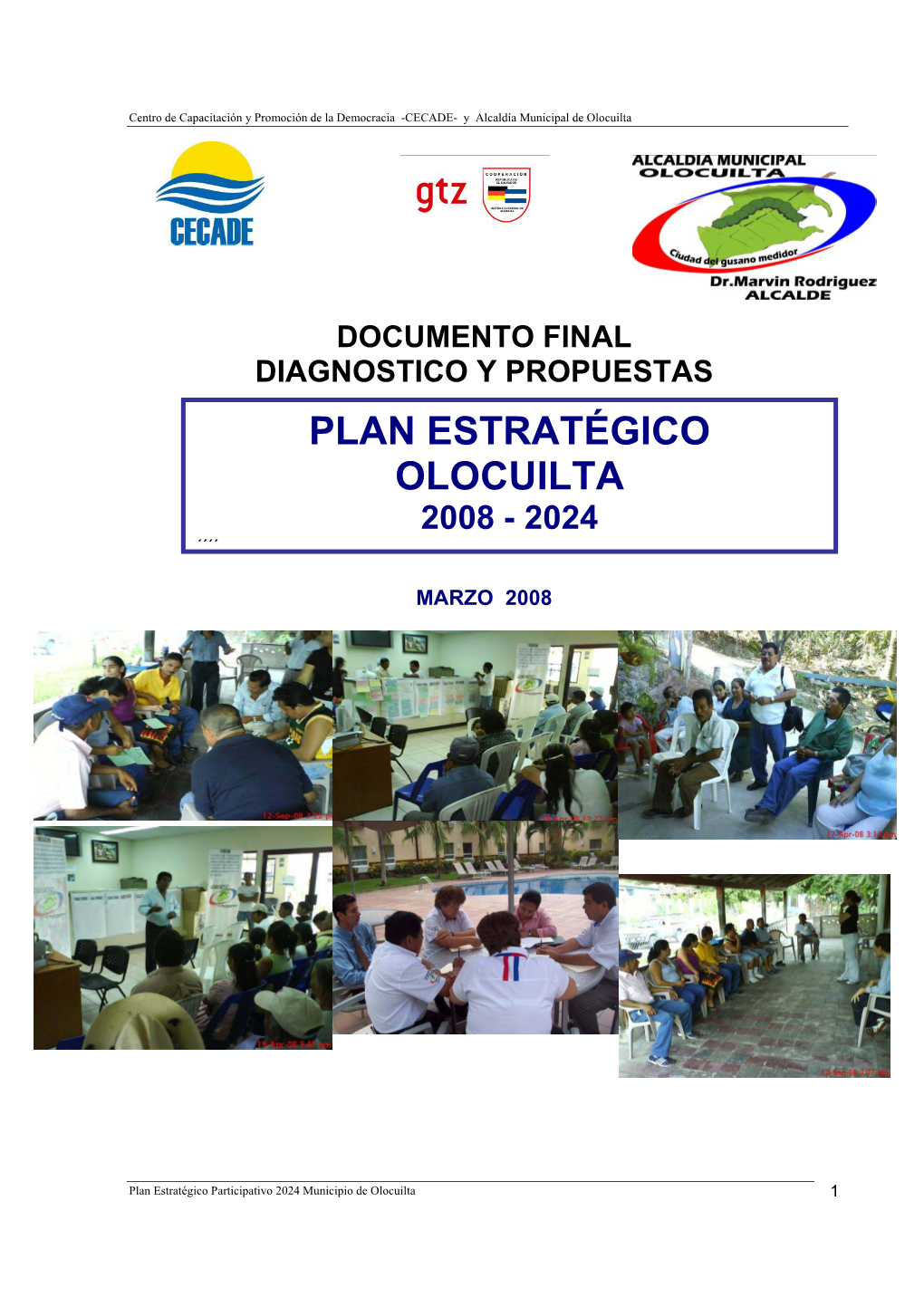 Plan Estratégico Participativo 2008-2024