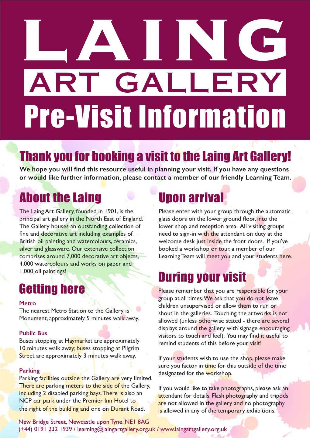 Pre-Visit Information